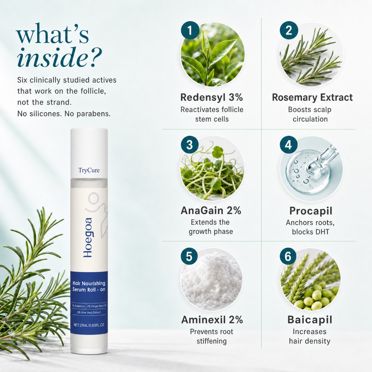 TryCure™ Korean Rosemary Hair Serum