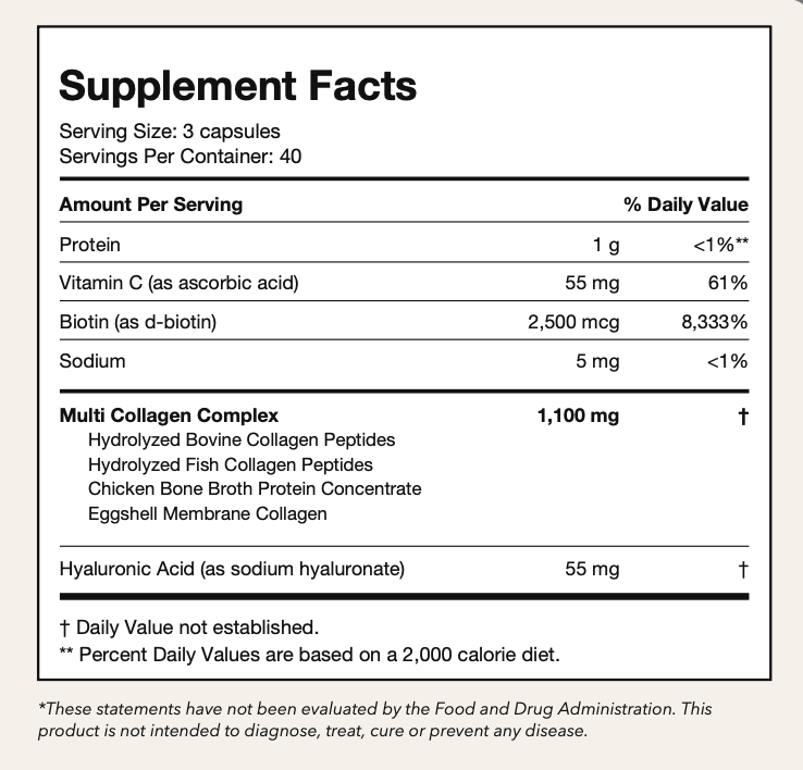 TryCure® Multi Collagen Complex 8:1 - Complete Beauty Collagen