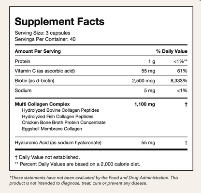 TryCure® Multi Collagen Complex 8:1 - Complete Beauty Collagen