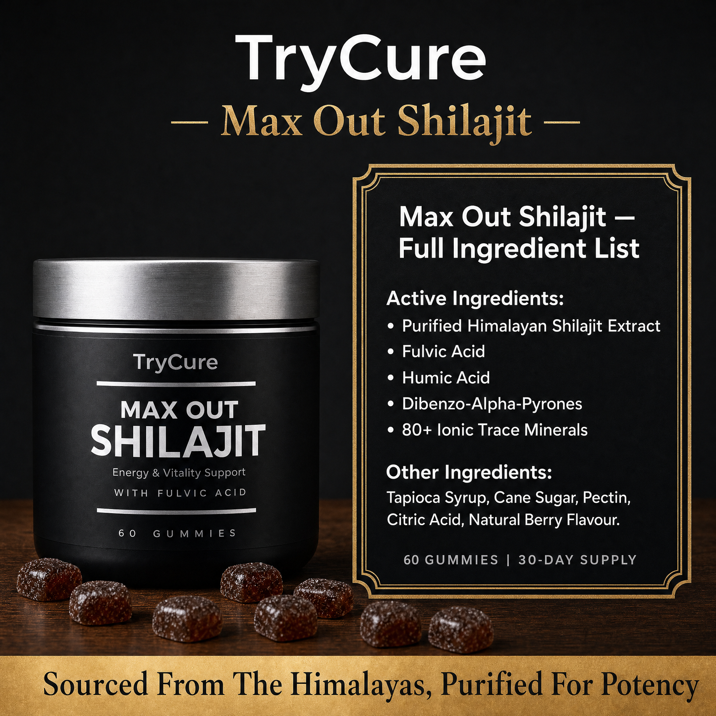 TryCure™ MAX OUT SHILAJIT