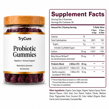 TryCure™ Probiotic Gummies