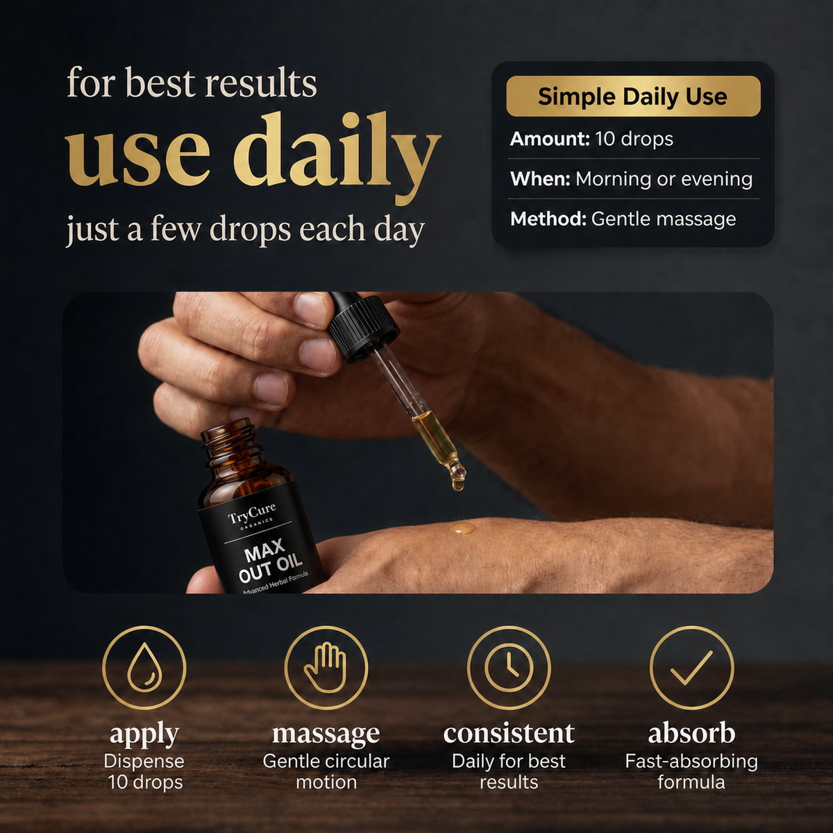 TryCure™ MAX OUT OIL