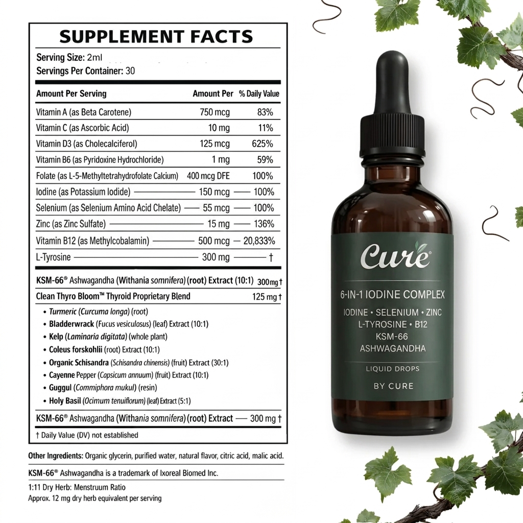 6-in-1 Iodine Complex for Vegans & Vegetarians