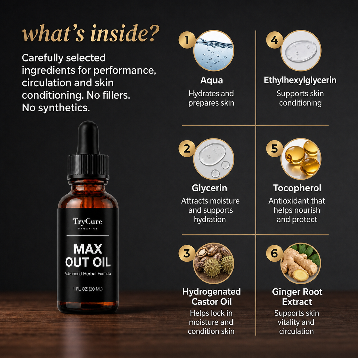 TryCure™ MAX OUT OIL