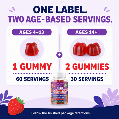 TryCure® Magnesium Calming Gummies For Kids