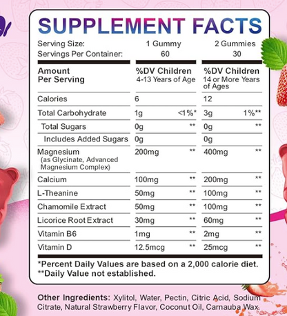 TryCure® Magnesium Calming Gummies For Kids