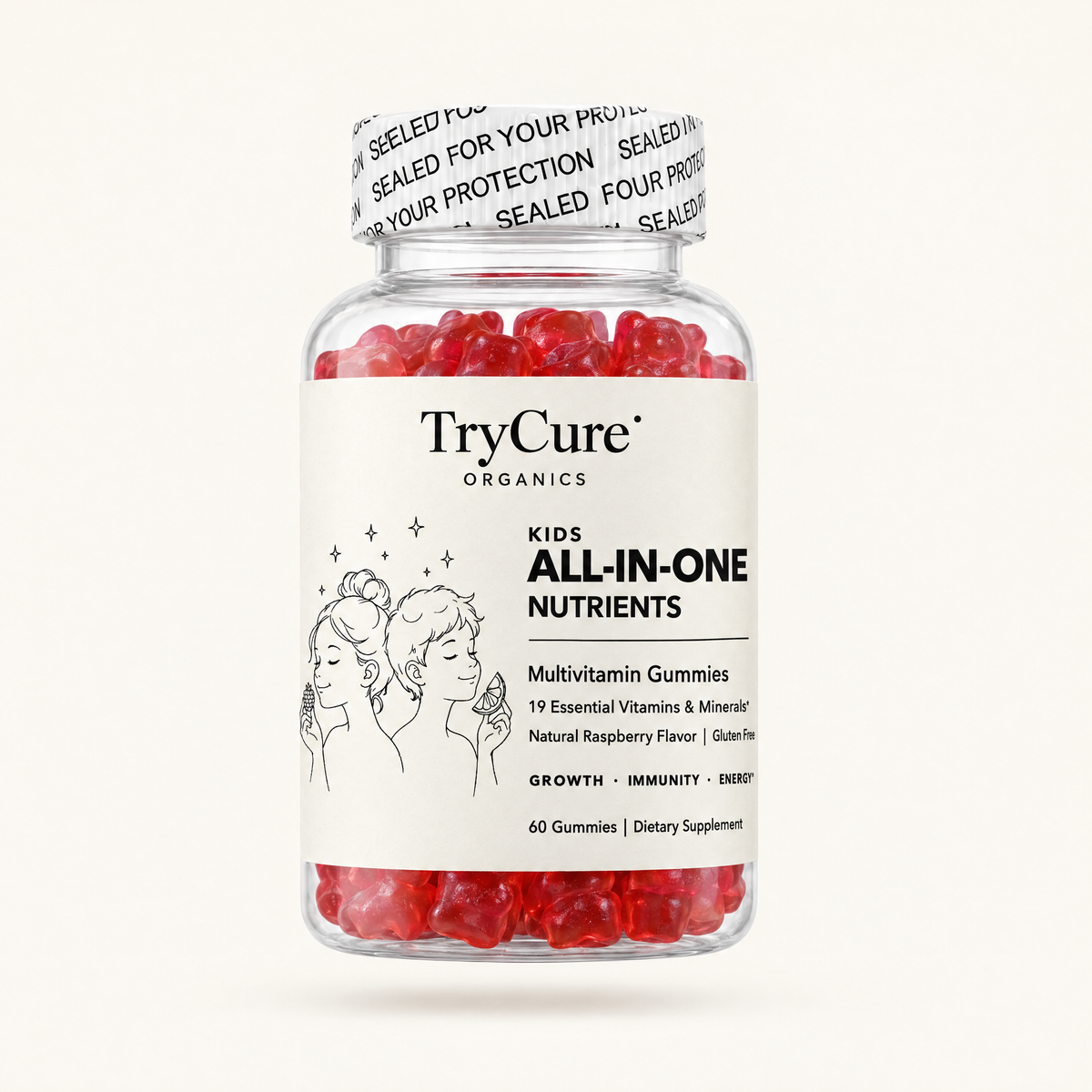 TryCure® Multivitamin Gummies For Kids