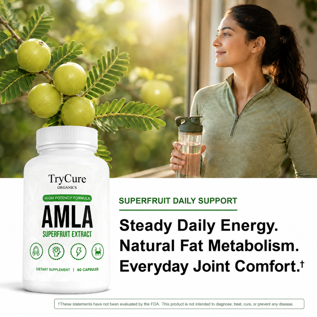 TryCure® Amla Superfruit Extract product carousel image 2 of 7: product focus.