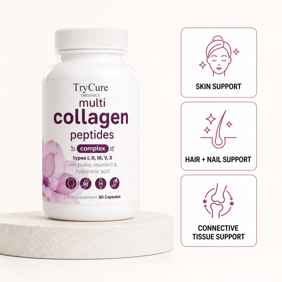 TryCure Multi Collagen Complex 8:1 - Complete Beauty Collagen — 01 of 12