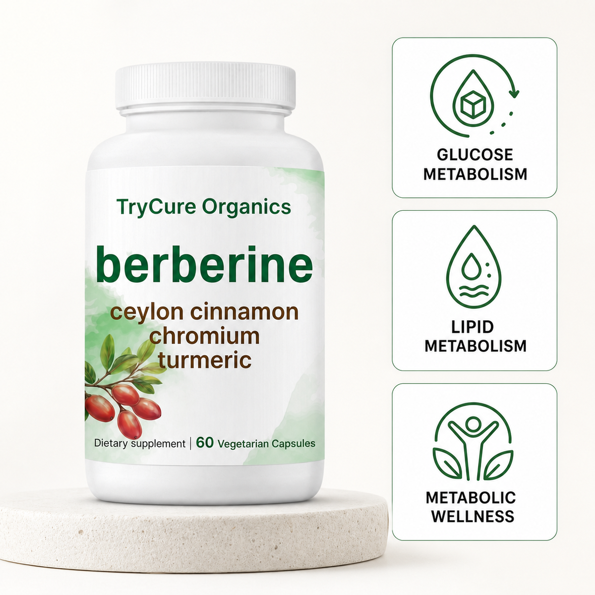 TryCure Berberine Complex — 01 of 09