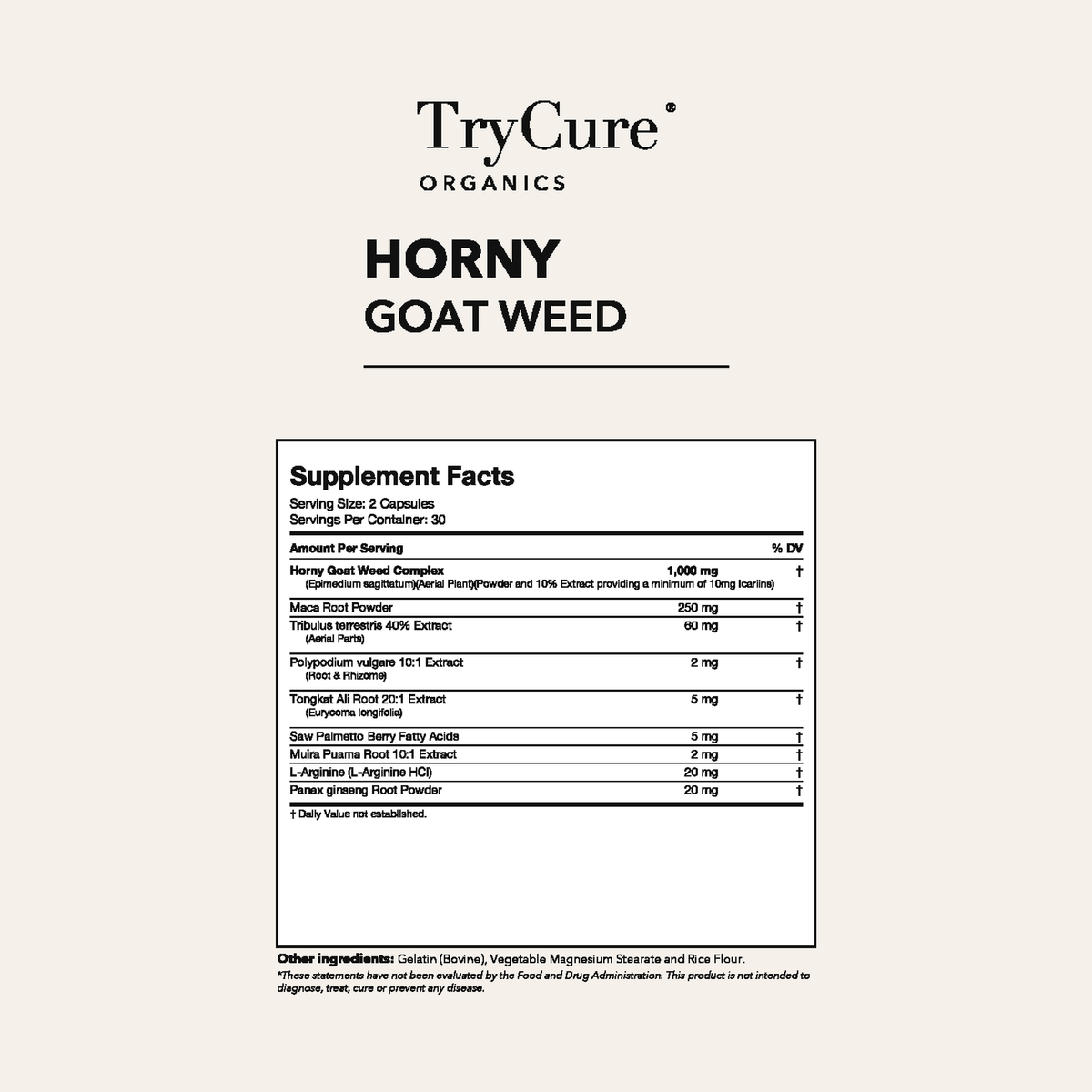TryCure MAX OUT Horny Goat Weed