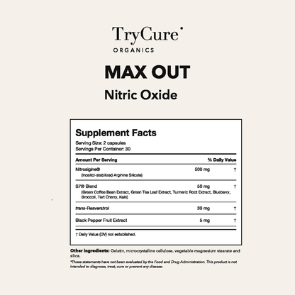 TryCure MAX OUT Nitric Oxide