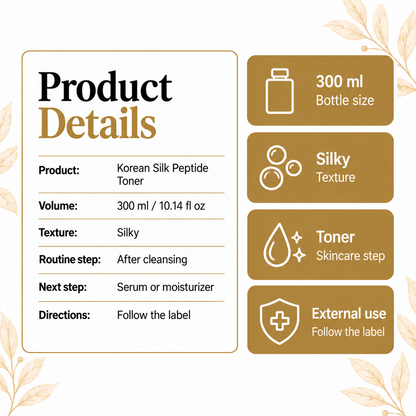 Toner — 03 details. TryCure skincare.