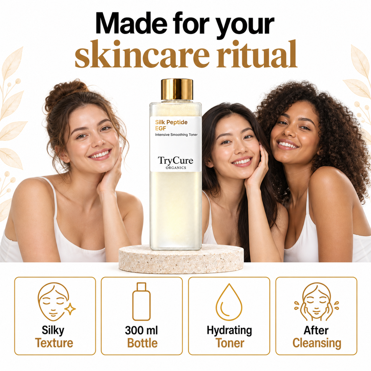 Toner — 06 routine. TryCure skincare.