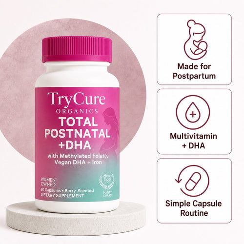 TryCure Total Postnatal + DHA — Postpartum Support — 01 of 08