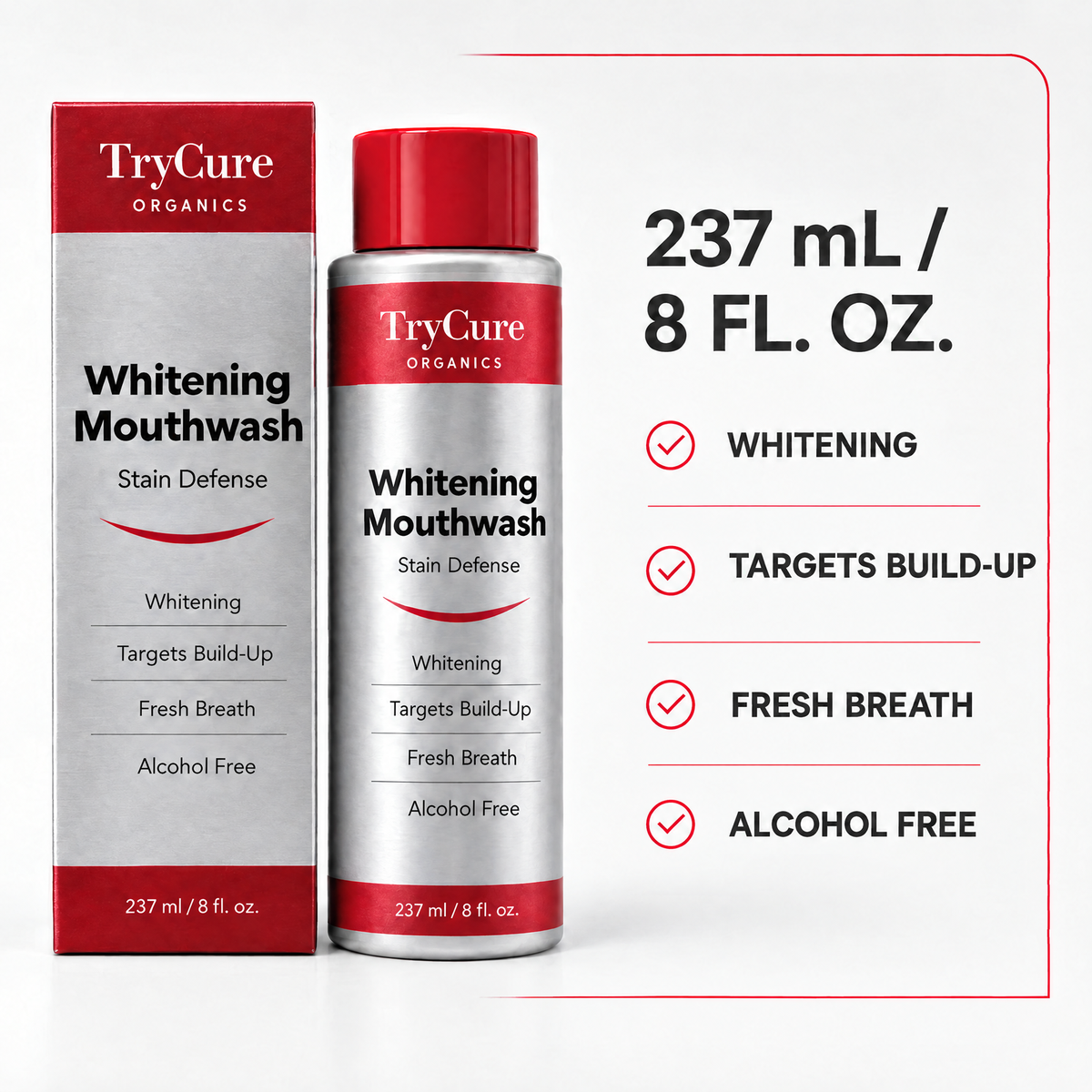 TryCure Whitening Mouthwash