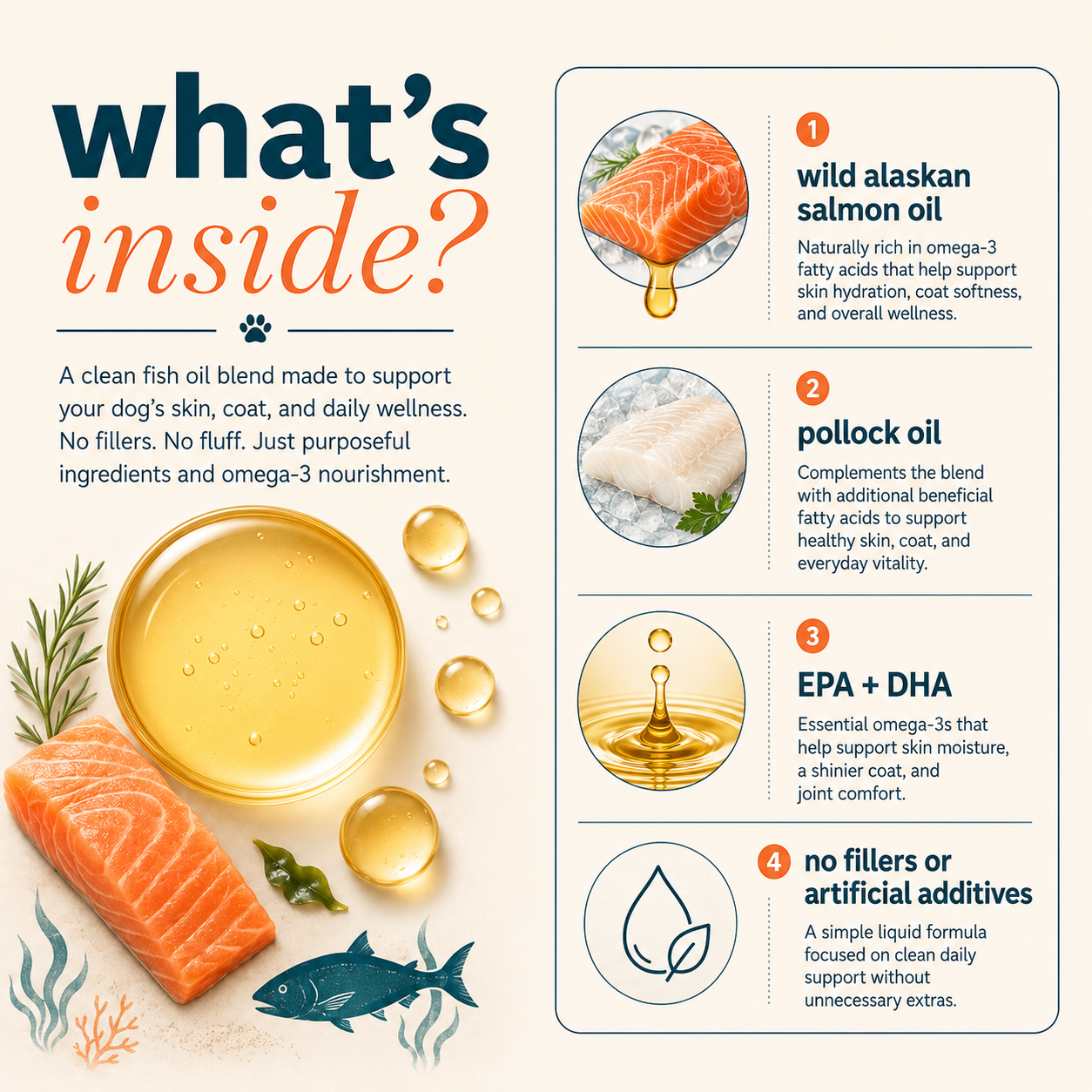 Wild Alaskan Salmon Oil for Dogs