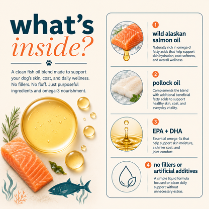 Wild Alaskan Salmon Oil for Dogs
